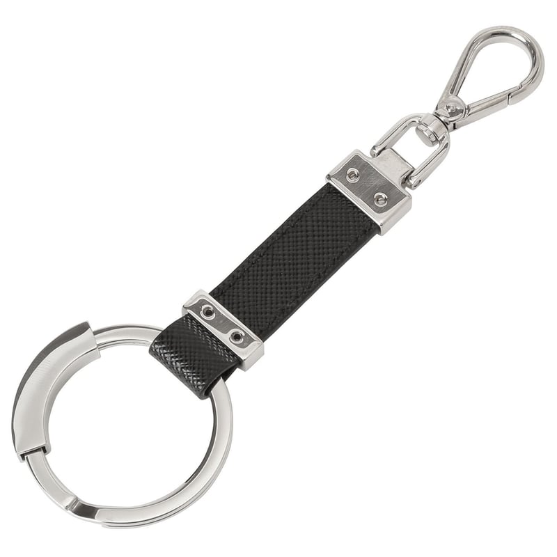プラダ PRADA 2PP042 053 F0002 サフィアーノ キーリング キーホルダー ...