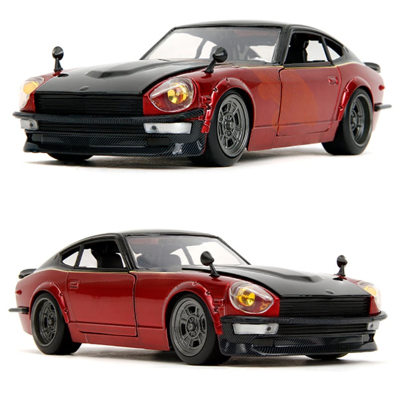 JADATOYS 1:24 ワイルドスピードダイキャストカー 1972 DATSUN 240Z
