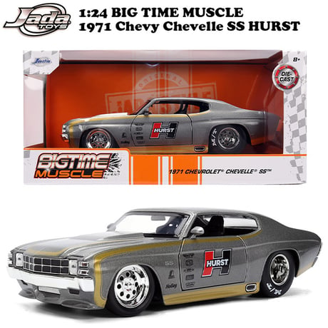 JADATOYS 1:24 BTM 1971 Chevy Chevelle SS ミニカー