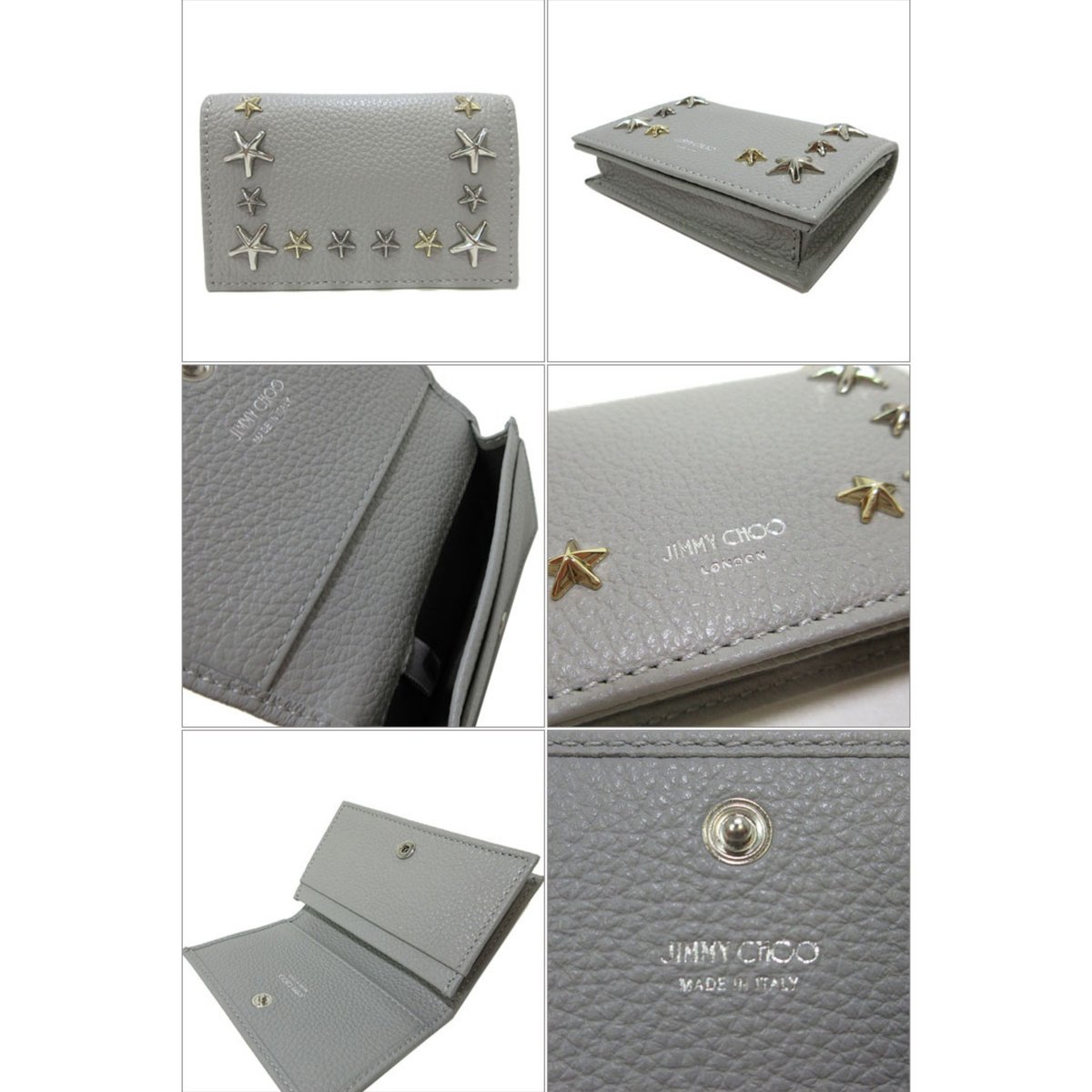 ジミーチュウ カードケース JIMMY CHOO スタースタッズ レザー カード