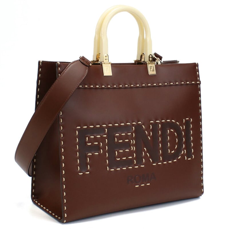 フェンディ FENDI トートバッグ ブランド ロゴ ショルダー付 8BH386