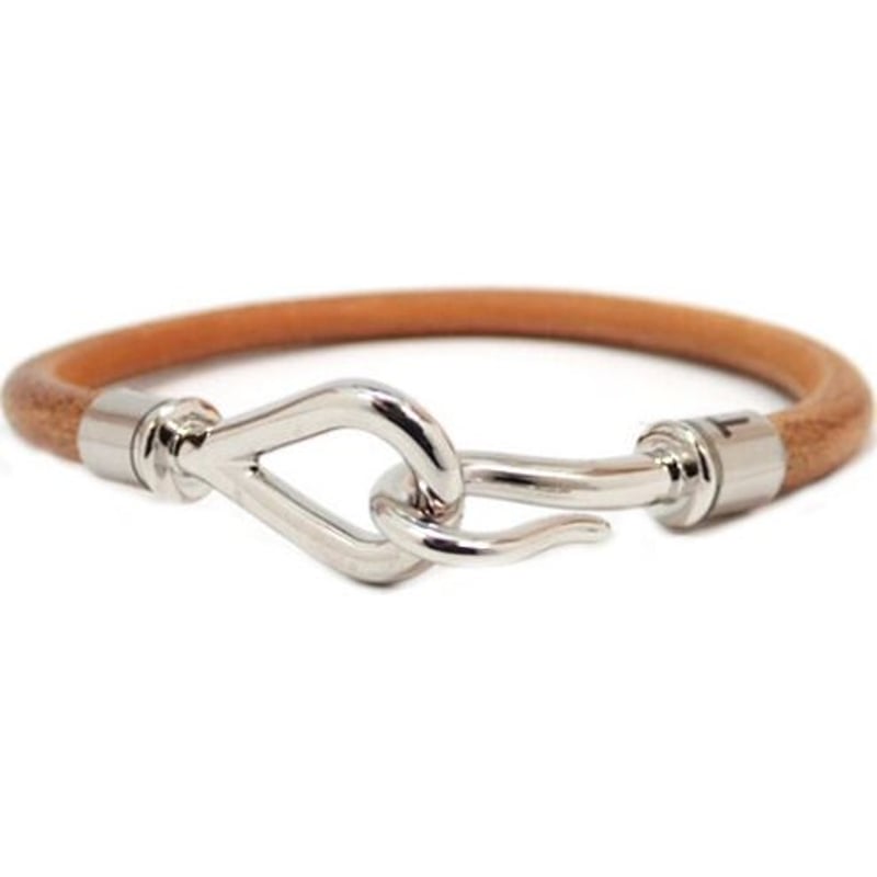 HERMESエルメス ブレスレットジャンボH NATUREL/BOUTON SILVER HERMESエルメス ブレスレットジャンボH NATUREL/BOUTON SILVER