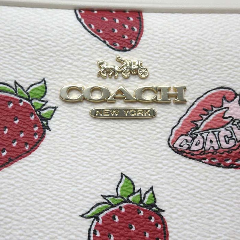 コーチ ショルダーバッグ レディース COACH ストロベリー ミニ カメラ 