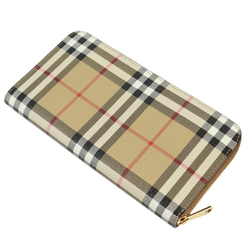 バーバリー BURBERRY 長財布ラウンドファスナー ブランド チェック