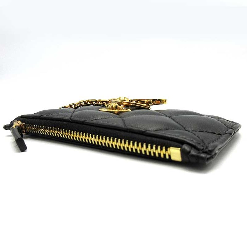 ヴェルサーチェ カードケース VERSACE キルティング レザー ヴェルサーチェ カードケース VERSACE キルティング レザー