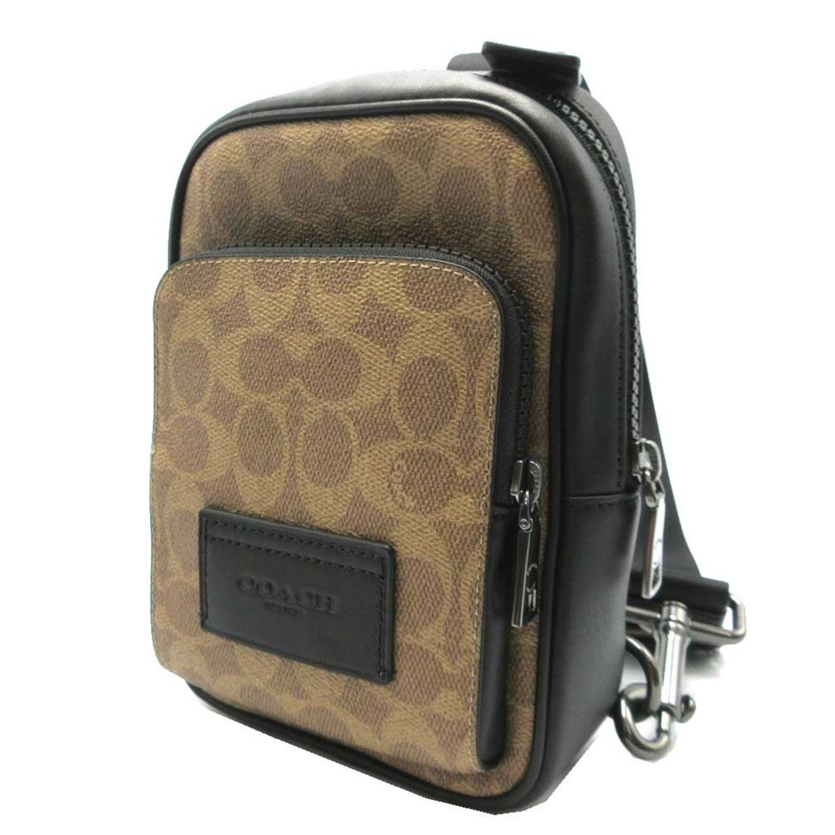 nori様 美品 コーチ グラハム シグネチャー スリングパック ボディーバッグ 美品 コーチ COACH グラハム シグネチャー スリングパック