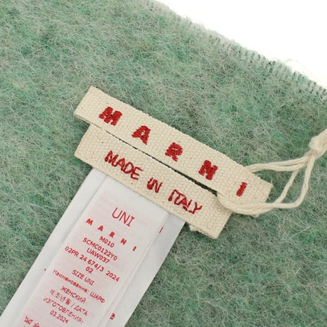 マルニ MARNI レディース　マフラー　ブランドSCMC0122Y0　UAW037　STV40グリーン系