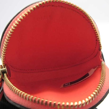 クロエ コインケース Chloe スモール ラウンド パース 小銭入れ CHC23SP766 F57 6W2 : Flaming Coral レディース アウトレット