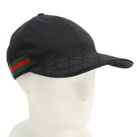 グッチ GUCCI ベースボールキャップ メンズ GGキャンバス200035　KQWBG　1060ブラック #L