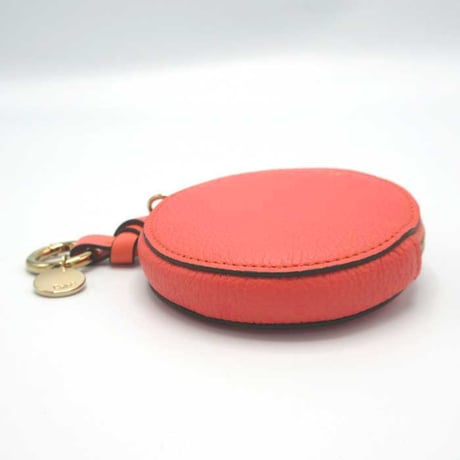 クロエ コインケース Chloe スモール ラウンド パース 小銭入れ CHC23SP766 F57 6W2 : Flaming Coral レディース アウトレット