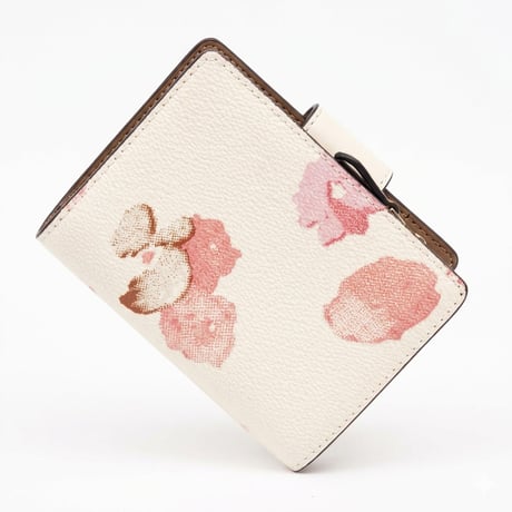 COACH ミディアム コーナー ジップ ウォレット・フローラル プリント