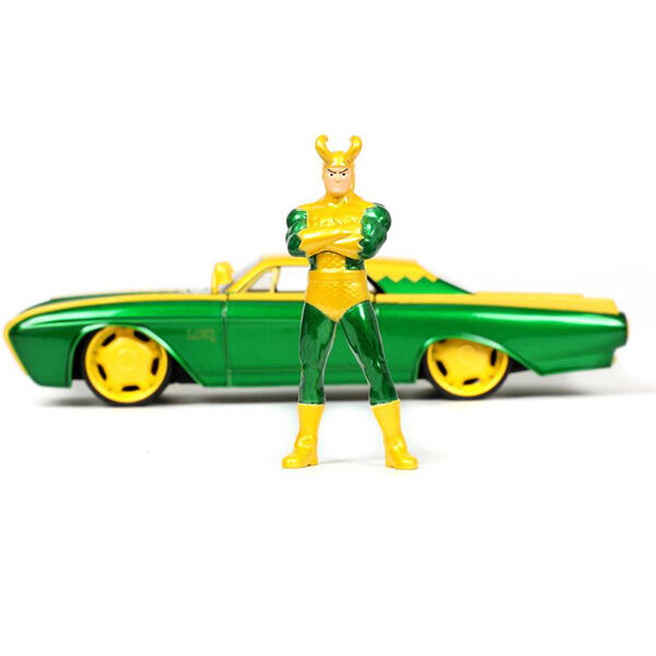 1:24 MARVEL LOKI & 1963 FORD THUNDERBIRD 【ロキ ミニ
