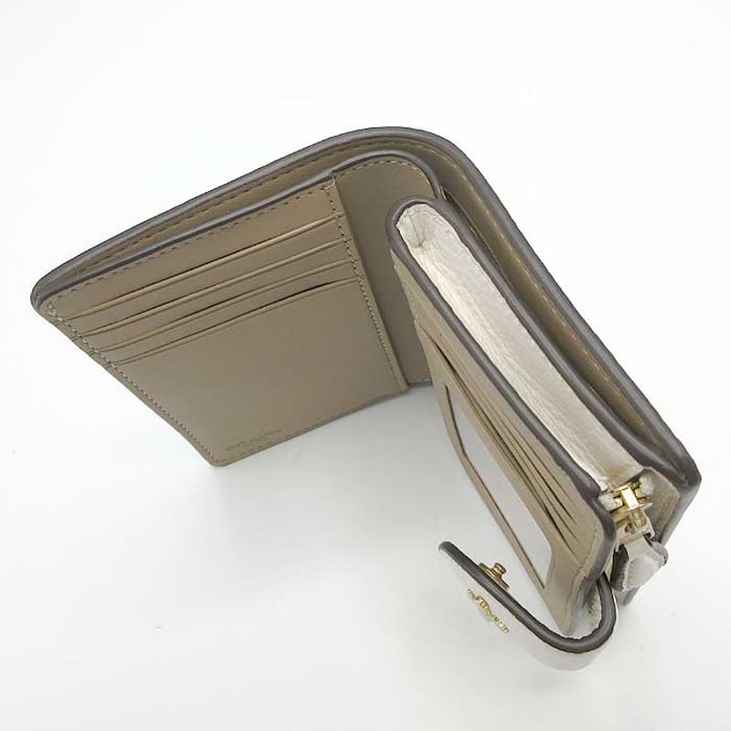 コーチ 二つ折り財布 COACH レザー ミディアム コーナー ジップ