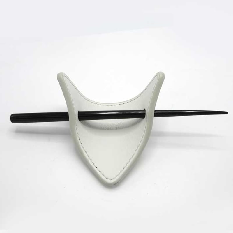 プラダ PRADA レザー ヘアクリップ かんざし 1IF004 8NQ F0009 CITY 