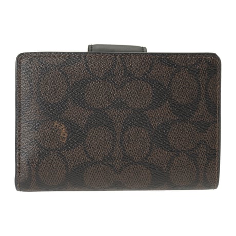 🎀コーチ COACH ミディアム コーナー ジップ ウォレット シグネチャー キャンバス CW786 IMXAQ