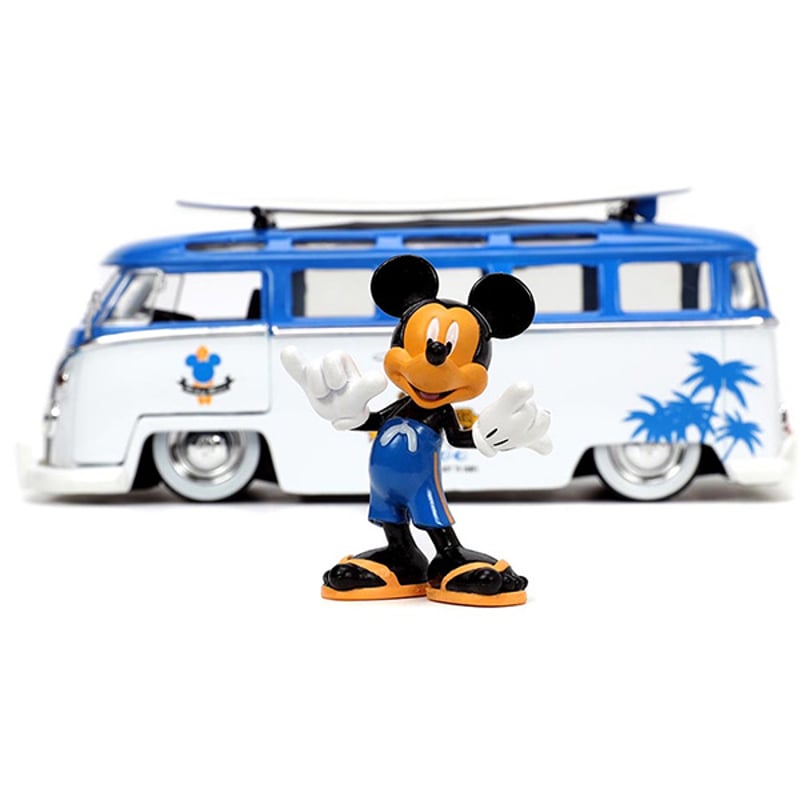 ディズニーコレクションバス ミッキー 1:24 DISNEY 1962 VOLKSWAGEN T1 BUS w/ MICKEY MO