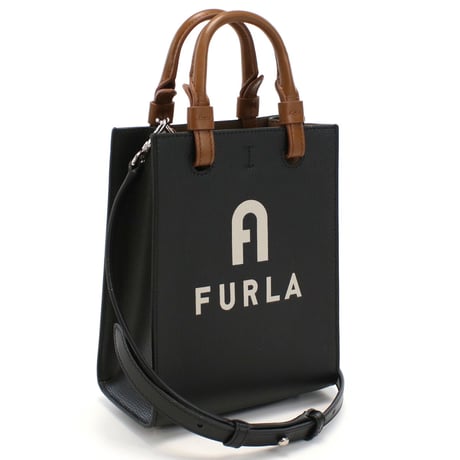 フルラ FURLA FURLA VARSITY ハンドバッグ ショルダー ブランド WB00729 BX1230 E0500 NERO+PERLA ブラック