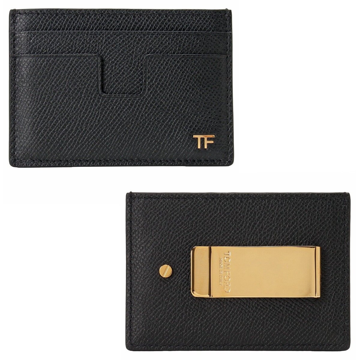 正規品 新品 TOM FORD レザーカードホルダー ブラック