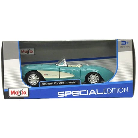 1:24 1957 CHEVROLET CORVETTE ミニカー【Maisto】