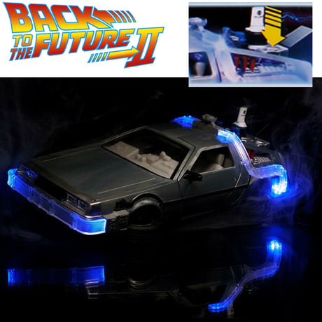 1:24 BACK TO THE FUTURE PART II - TIME MACHINE W/LIGHT 【バックトゥザフューチャー】ミニカー