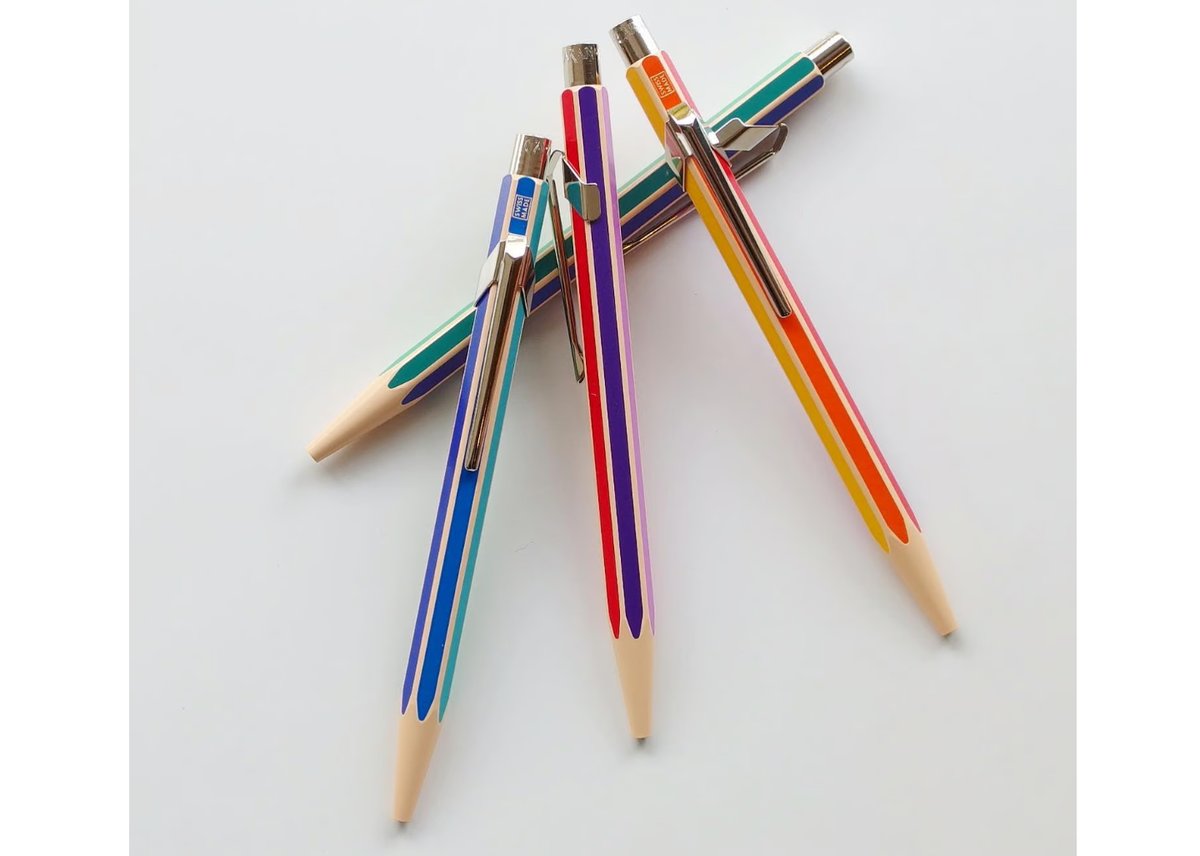 エバーフレッシュ カランダッシュ エペ シゼレ ボールペン ストライプ ゴールド