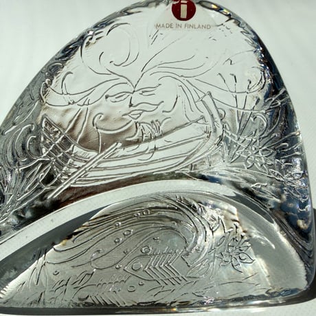 iittala Valto Kokko ヴァルト・コッコ Onnelliset ガラスオブジェ