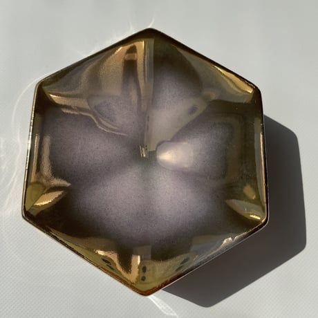 M様 ご予約品 Heini Riitahuhta ヘキサゴンディッシュ 3.5cm ゴールド
