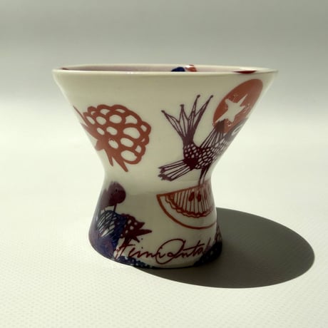 Heini Riitahuhta 鳥＆フルーツモチーフ 2way cup ① ヘイニ・リータフフタ