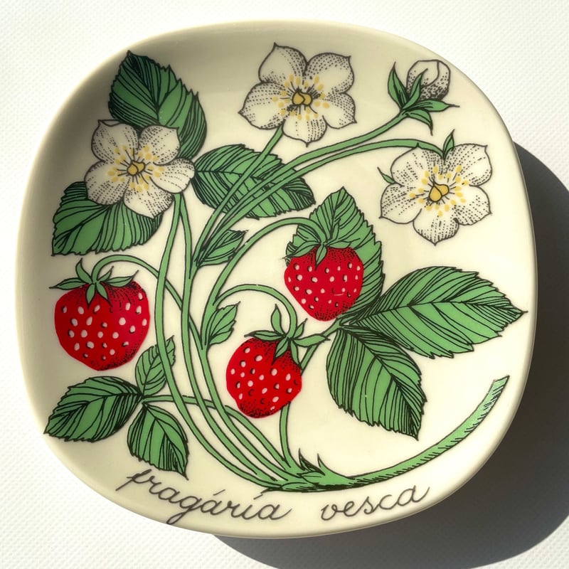 リサラーソン陶板　果実　野いちご リサラーソン Lisa Larson陶板 果実 野いちご