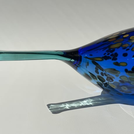 別注 Nuutajarvi  Oiva Toikka バード Sinikki 送料込 / iittala Birds ブルー  オイバ・トイッカ
