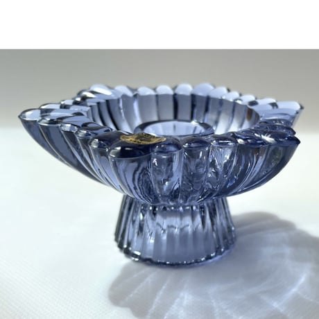 Riihimaen lasi キャンドルホルダー ライラック Lilac candle holder