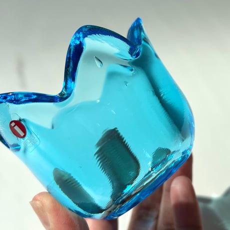 iittala Jorma Vennola Tulip ライトブルー Lサイズ キャンドルホルダー / イッタラ ヨルマ・ヴェンノラ