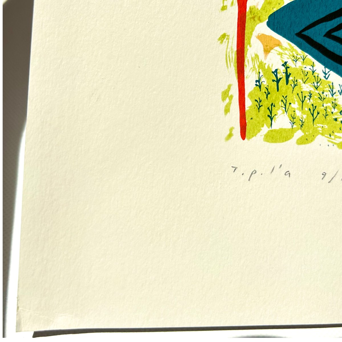 ご予約品　Matti Pikkujamsa アート Mansikkakakku Matti Pikkujämsä アート Metsikko 9/12 シルクスクリーン /