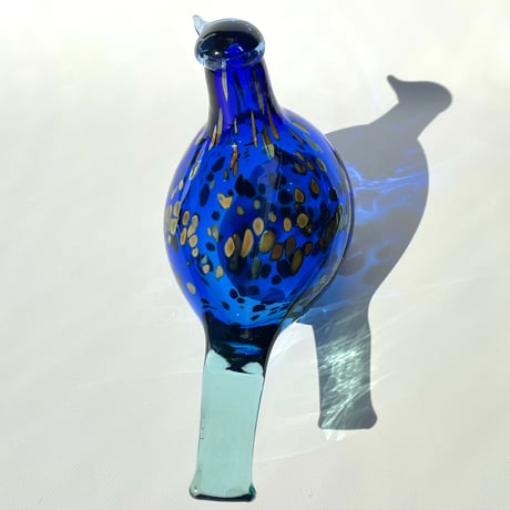 別注 Nuutajarvi  Oiva Toikka バード Sinikki 送料込 / iittala Birds ブルー  オイバ・トイッカ