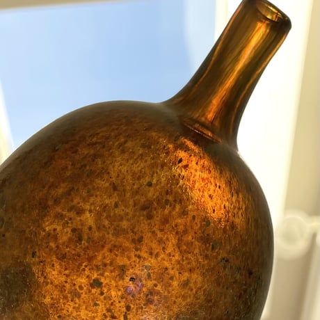 Nuutajarvi ヌータヤルヴィ Oiva Toikka オイバトイッカ mansikkapaikka bottle ブラウン系②