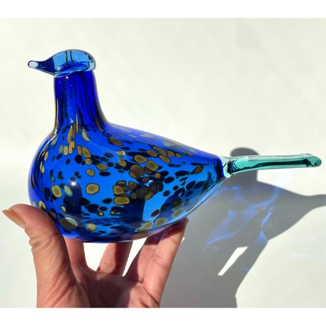 別注 Nuutajarvi  Oiva Toikka バード Sinikki 送料込 / iittala Birds ブルー  オイバ・トイッカ