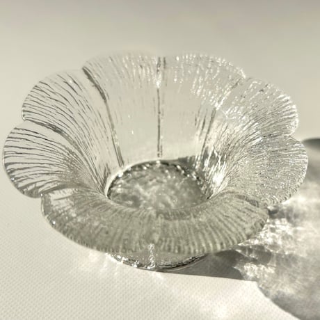 Mäntsälän Lasisepät Pertti Kallioinen 花　キャンドルホルダー