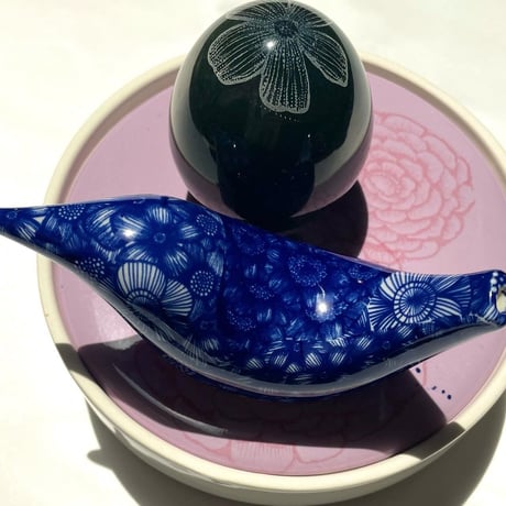 Heini Riitahuhta ヘイニリータフフタ 卵と鳥の蓋付ジャー