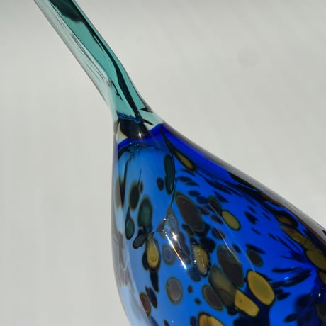 別注 Nuutajarvi  Oiva Toikka バード Sinikki 送料込 / iittala Birds ブルー  オイバ・トイッカ