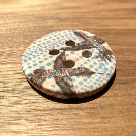 Heini Riitahuhta  Koru Nappi バード ＊8 / 4つ穴