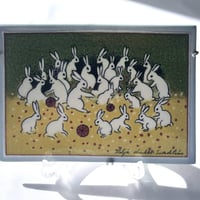 Helja Liukko-Sundstrom 天使の陶板 ARABIA Helja Liukko-Sundstrom 小さな陶板 ／ Flying An