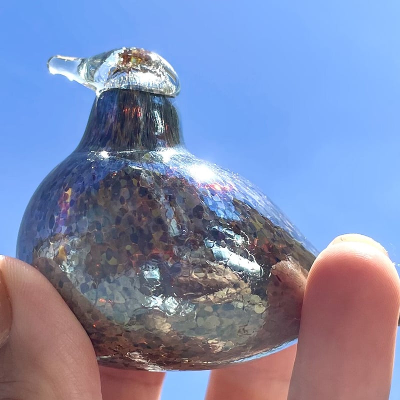 Oiva Toikka Golden-Crested Kinglet ラスター① やや大きめ  