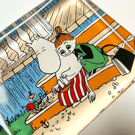 Iittala イッタラ ムーミンママ ガラスカード "Muumimamma ja kaarnalaiva”  ミムラ姉さん ミイ