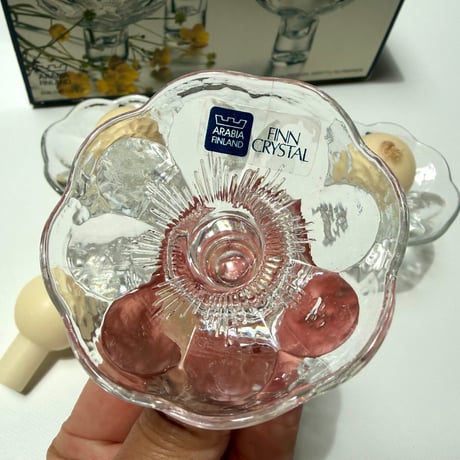 Nuutajarvi Kerttu Nurminen Leinikki キャンドルホルダー　ケルットゥ・ヌルミネン