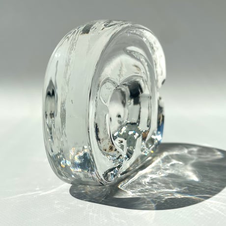 iittala  Jorma Vennola クマ ガラスのオブジェ アッシュトレイ KARHU