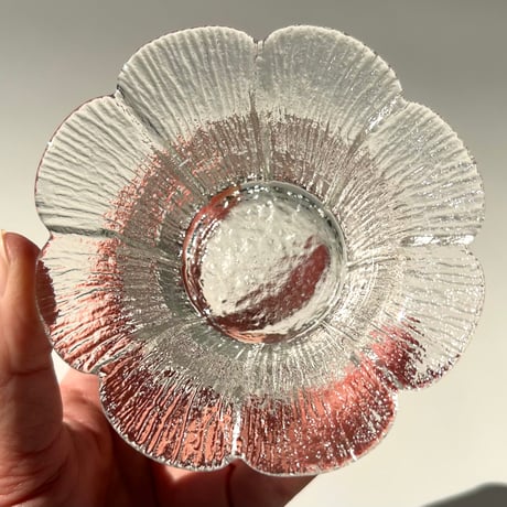Mäntsälän Lasisepät Pertti Kallioinen 花　キャンドルホルダー