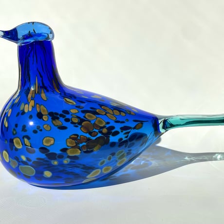 別注 Nuutajarvi  Oiva Toikka バード Sinikki 送料込 / iittala Birds ブルー  オイバ・トイッカ