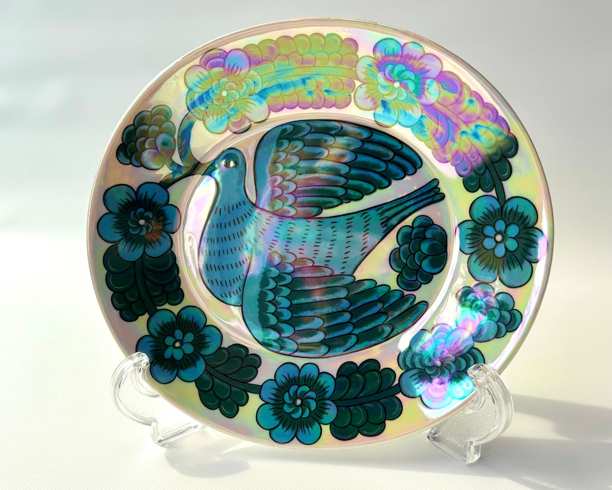 アラビアビルガー・カイピアイネン極楽鳥アートプレート