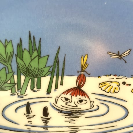 ARABIA ムーミン Little My Swimming アラビア moomin wall plate