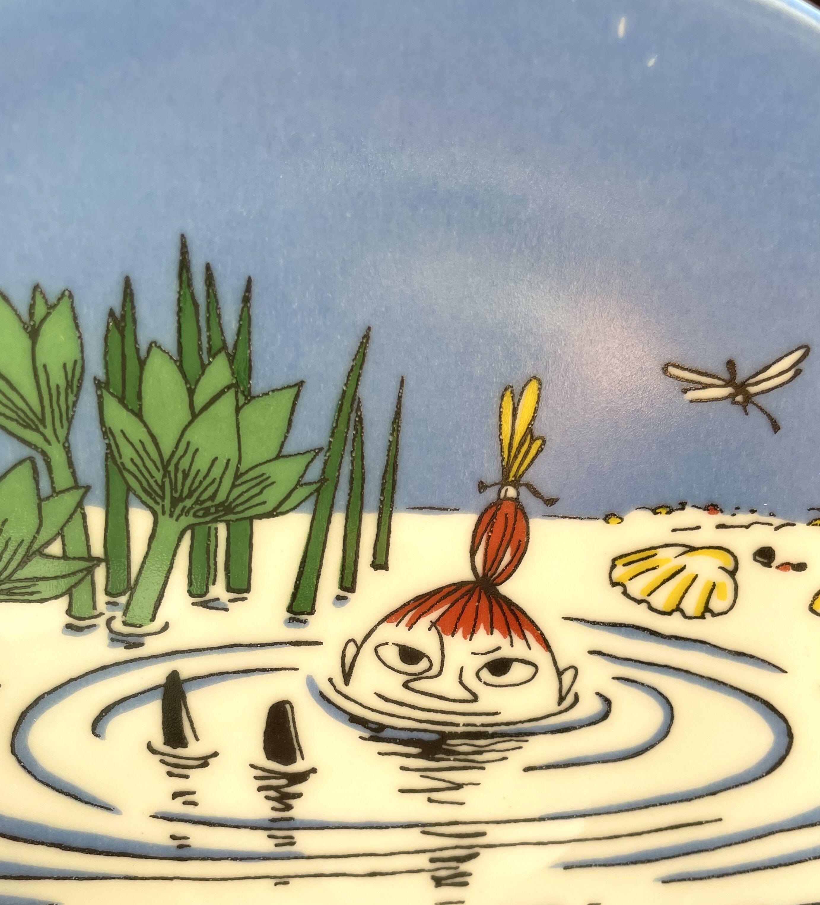 ARABIA ムーミン Little My Swimming アラビア moomin wall